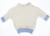 Mini Magpie Upcycled Merino Turtleneck Jumper (Yellow/Grey)