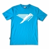 Silverstick Organic Cotton 'Bird' T-Shirt (Mens - Azure)