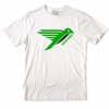 Silverstick Organic Cotton 'Bird' T-Shirt (Mens - White)