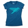 Silverstick Organic Cotton 'Bird' T-Shirt (Ladies - Celestial)
