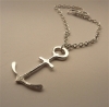 La Jewellery Recycled Silver 'Anchor' Bracelet