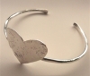 La Jewellery Recycled Silver 'Cupid' Bangle