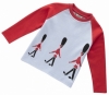 Piccalilly 'Changing Guards' Organic Raglan Long Sleeve Tee