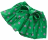 Piccalilly Organic Cotton Knitted Spotty Skirt (Green/Purple)