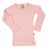 NUI Organics Merino Thermal Rib Crew Top (Blush)