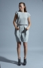 KOMMENT Hemp Silk Skirt with 3D Pleats (Twilight)