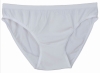 No Balls Bamboo Seamless Bikini Briefs (White)