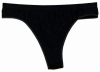 No Balls Bamboo Seamless Thong (Black)