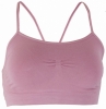 No Balls Bamboo Seamless Strappy Bra (Dusty Pink)