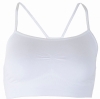 No Balls Bamboo Seamless Strappy Bra (White)