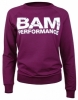 Bam Bamboo Crew Neck Printed Sweatshirt (Aubergine)