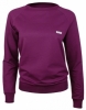 Bam Bamboo Crew Neck Breast Print Sweatshirt (Aubergine)