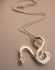 La Jewellery Recycled Silver 'Petit Serpentine' Necklace