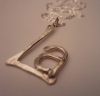 La Jewellery Recycled Silver 'La' Necklace