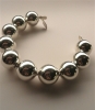 La Jewellery Recycled Silver 'Mela' Bangle
