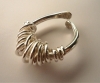 La Jewellery Recycled Silver 'Fil Embale' Ring