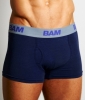 Bam Bamboo Branded Fitted Boxers (Navy)