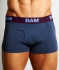 Bam Bamboo Branded Fitted Boxers (Anthracite)