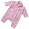 Piccalilly Gingham Romper Suit (Pink)
