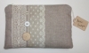 Bobbie's Boutique Organic Cotton Make Up Purse (Grey Marl)