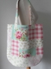Brighton Beautiful Shabby Chic Tote Bag - Roses & Gingham