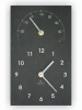 Ashortwalk 'Classic' Wall Mounted Clock & Thermometer (Indoor & Outdoor Use)