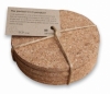 Ashortwalk Round Cork Coasters (Set of 4)