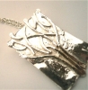 La Jewellery Recycled Silver 'Tatiana' Art Necklace