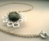 La Jewellery Recycled Silver 'Honey To The Bee' Art Necklace