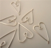 La Jewellery Recycled Silver - Six Small 'Heart' Page Savers