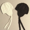 Stella James Organic Merino Cable Tie Hat (Cream & Chocolate)