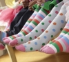 Piccalilly Organic Cotton Tights - 2 Pack (Candy Stripe /Polka Dot)