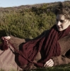 Izzy Lane Pom Pom Wrap (Ruby & Deep Purple)