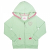 Kite Kids Girls Zip-Through 'Heart' Hoody