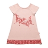 Red Urchin Butterfly Dress (Red / Powder Pink)