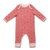 Red Urchin Patterned Babygrow (Red / Powder Pink)