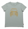 Red Urchin Taxi Short Sleeve T-Shirt (Duck Egg Blue / Yellow)
