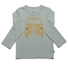 Red Urchin Taxi Long Sleeve T-Shirt (Duck Egg Blue / Yellow)