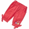 Piccalilly Red Embroidered Pedal Pushers