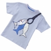 Piccalilly 'Big Catch' Applique T-Shirt (Ice Blue)