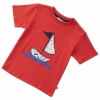 Piccalilly 'Sail Away' Applique T-Shirt (Red)