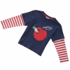 Piccalilly Apple Applique T-Shirt (Red)