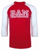 Bam Bamboo Performance Baseball Top (Mens - Crimson/White)
