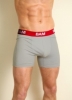 Bam Bamboo Branded Sports Trunks (Light Grey)