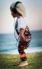 Huggalugs 'Planet Organic' Leg Warmers (Aero - Brown Multi)